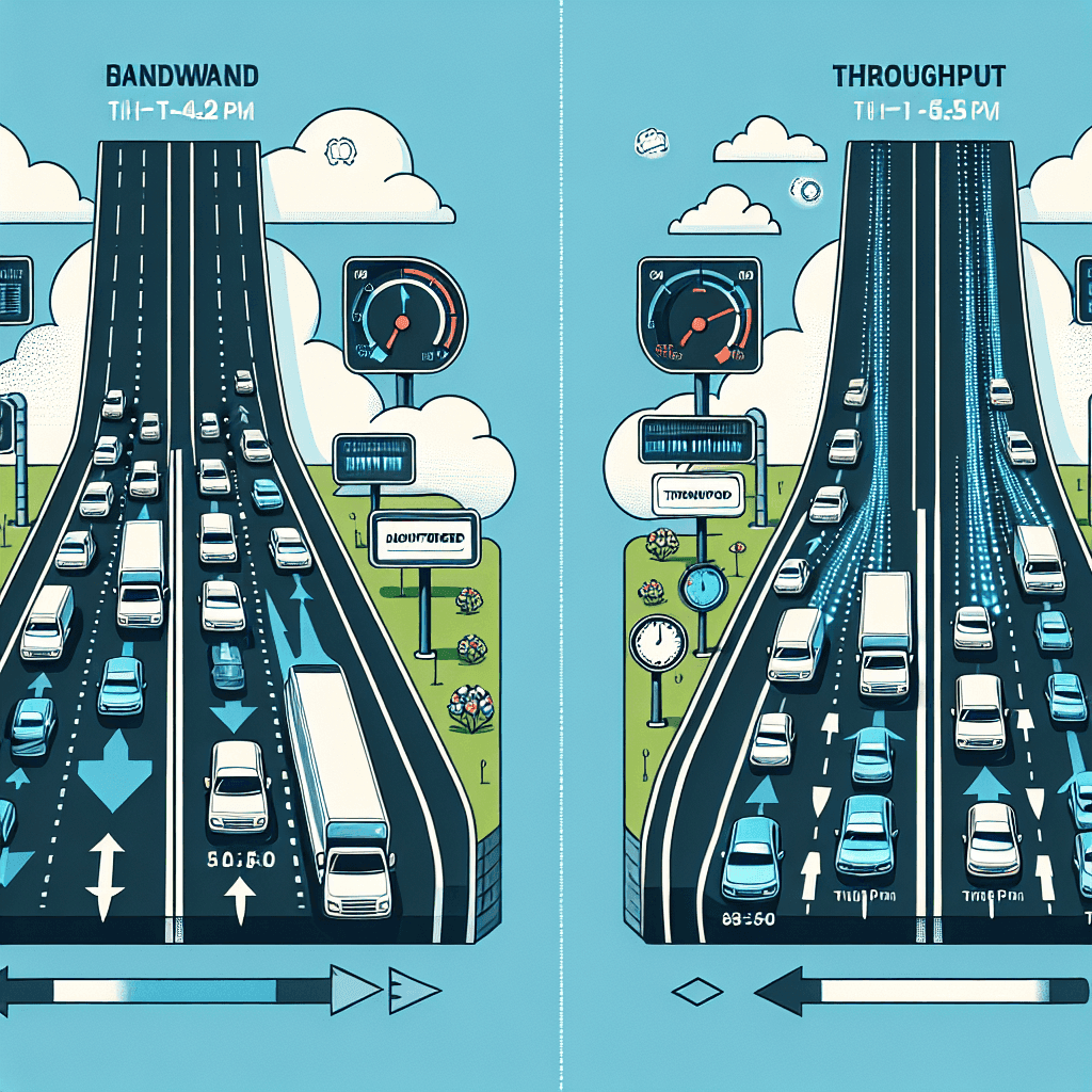 Perbedaan Bandwidth dan Throughput